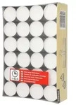 Papstar Teelichter &Oslash; 39 mm &middot; 17,5 mm wei&szlig; &middot; mit langer Brenndauer 6,5 h, 8 x 72