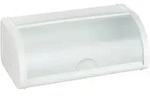 Relaxdays Brotkasten, Brot frisch halten, transparenter Rolldeckel, XL Family