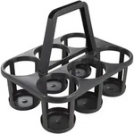 Keeeper - Flaschenhalter Polypropylen 34x26x28 cm Graphit f&uuml;r bis zu 6...