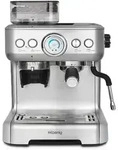 H.Koenig Espressomaschine mit Mahlwerk EXPRO980, K&ouml;rnungsbeh&auml;lter, 15...