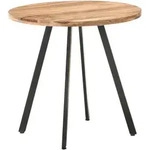 vidaXL Esstisch 80 cm Massivholz Akazie