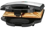Clatronic ST 3778 Sandwich-Toaster 750 W Schwarz, Edelstahl
