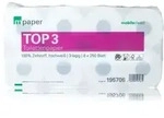 Cleanclub Toilettenpapier top3 3-lagig hochwei&szlig; ( 1 Packung = 72 Rollen &agrave; 250 Blatt