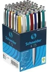 Schneider K15 Kugelschreiber Blau Mittel 0,5 mm Nachf&uuml;llbar 50 St&uuml;ck