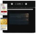 Exquisit Einbaubackofen EBEP697-H-030 schwarz | Energieeffizienzklasse A | 70,2 l