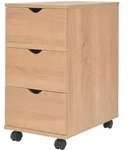 vidaXL Schubladenelement 33&times;45&times;60 cm Eichenbraun