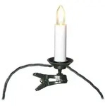 Konstsmide LED Baumkette, Topbirnen, "One String", 25 funkelnde bernsteinfarbene