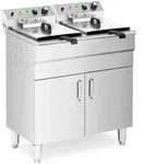 Royal Catering Elektro-Doppel-Fritteuse - 2 x 16 l - 10 000 W - 400 V -...