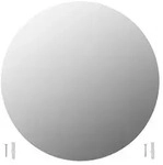 vidaXL Wandspiegel 50 cm Rund Glas