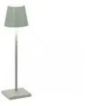 Zafferano Poldina Pro Micro Salvia LED-Tischleuchte, wiederaufladbar und dimmbar mit