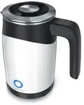 Arendo Wasserkocher 0,5 l, 1100 W, Edelstahl Single Reisewasserkocher Mini,