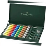 Faber Castell Farbstift Polychromos 3,8mm Geschenkset Zub.