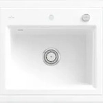 Villeroy & Boch Villeroy&Boch Rechteckiges Sp&uuml;lbecken, Keramiksp&uuml;le Subway Style 60
