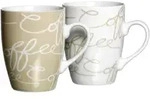 Ritzenhoff & Breker CORNELLO Kaffeebecher 250 ml creme 2er Set