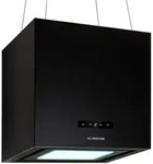 Klarstein Kronleuchter Smart Inselabzugshaube 595m3/h App-Steuerung LED-Panel Schwarz