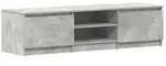 vidaXL TV-Schrank Betongrau 140x40x35,5 cm Holzwerkstoff