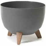 SIENA GARDEN Pflanzgef&auml;&szlig; OSLO anthrazit 47 cm M82581