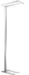 Alco LED-Stehleuchte 9080-1 Aluminium mit Metallfu&szlig; 60W silber