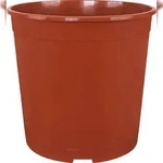 GELI Containertopf Terracotta &ndash; &Oslash;21cm Kunststoff Pflanztopf 5L