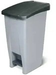 BRB Tretabfalleimer mit Rollen, Inhalt 60 Liter, HxBxT 700 x 380 x 490 mm, Korpus