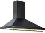 Klarstein Montblanc 90 Dunstabzugshaube 599m3/h 165W 2x1,5W LED Reling Schwarz