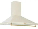 Klarstein Montblanc 90 Dunstabzugshaube 599m3/h 165W 2x1,5W LED Reling Vintage-Creme