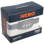 NEBO LED Stirnlampe EINSTEIN mit bis zu 750lm und 85m Leuchtweite wasserfest IPX4