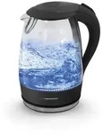 Esperanza Salto Angel Glas Wasserkocher 1,7L Schwarz