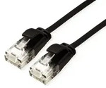 ROLINE UTP DataCenter Patchkabel Cat.6A (Class EA), LSOH, slim, schwarz, 0,15 m