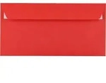 ELCO Briefumschlag C5/6 DL, HK, intensivrot, 100 g, 229 x 114 mm, 1 Box = 250...