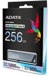 ADATA UE800 256 GB, USB-Stick aluminium (geb&uuml;rstet), USB-C 3.2 (10 Gbit/s)