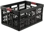 Keeeper - Robuste Klappbox Polypropylen 45L in Graphit und Rot 54x37x28 cm -