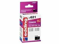 Edding Tintenpatrone ersetzt Canon CLI-581XXLBK Kompatibel Schwarz EDD-621 18-621