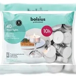 Teelichter wei&szlig; Maxi Brenndauer: 10 Std.
