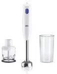 Braun Domestic Home Braun MQ10.201M Stabmixer Weiss-Blau 450 Watt