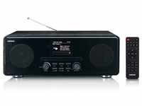 Lenco DIR-261BK - Internetradio mit DAB+ und FM-Radio, CD/MP3-Player, Bluetooth, 2 x