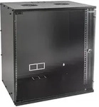HMF 65712-02 Serverschrank 19 Zoll, 12 HE, 51 x 40 x 58 cm, Schwarz