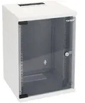 HMF 63409-07 Serverschrank 10 Zoll, 9 HE, 31,2 x 30 x 46 cm, Lichtgrau