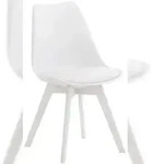 CLP Esszimmerstuhl Linares wei&szlig;/wei&szlig;/Kunststoff