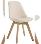CLP Esszimmerstuhl Manado Kunstleder Kunstleder HBT: 84x48x55 cm creme natura