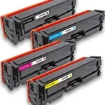 Kompatibel HP 205A: CF530A, CF531A, CF532A, CF533A Sparset 4 Toner alle Farben...
