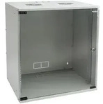 HMF 65712-07 Serverschrank 19 Zoll, 12 HE, 51 x 40 x 58 cm, Lichtgrau