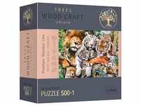 Holzpuzzle Wildkatzen im Dschungel, 500+1