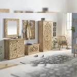 SIT M&ouml;bel Garderoben-Schrank | 2 T&uuml;ren, 3 B&ouml;den innen, 1 Kleiderstange 