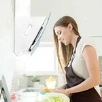 Klarstein Clara 60 Dunstabzugshaube Glas 591 m3/h Touch Ambiente-Licht Wei&szlig;