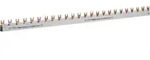 Hager Phasenschiene, 3ph, 26,25mm, 1000mm, 16qmm, 80A, Gabel, Isoliert, geeignet f&uuml;r