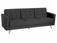 Max Winzer Sofa 3-Sitzer mit Bettfunktion Julian - graphit