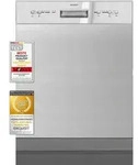 Exquisit Geschirrsp&uuml;ler EGSP6112-EF-030Einox | Einbauger&auml;t | 12 Ma&szlig;gedecke | Inox