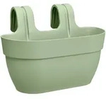 ELHO Vibia Campana Easy Hanger Balkonkasten: Gr&uuml;n, 5.8L, Recycelt