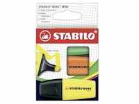 Textmarker - STABILO BOSS MINI - 3er Pack - gelb, orange, grün